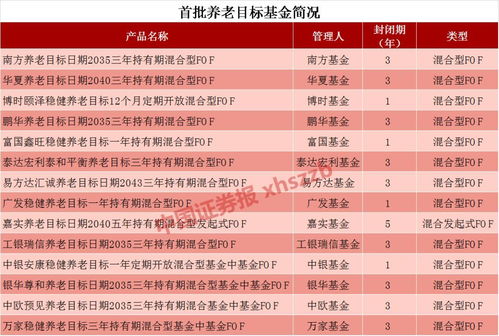 養老目標基金 穩健投資策略下的個人養老新選擇